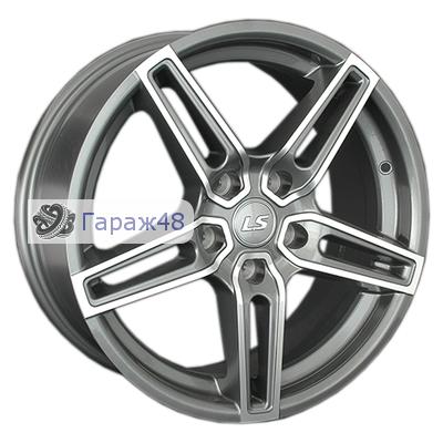 LS 734 R17 / 7.5J PCD 5x112 ET 43 ЦО 57.1 Литые Графит с полированными спицами и ободом